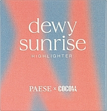 Rozświetlacz - Paese Dewy Sunrise Highlighter — Zdjęcie N2