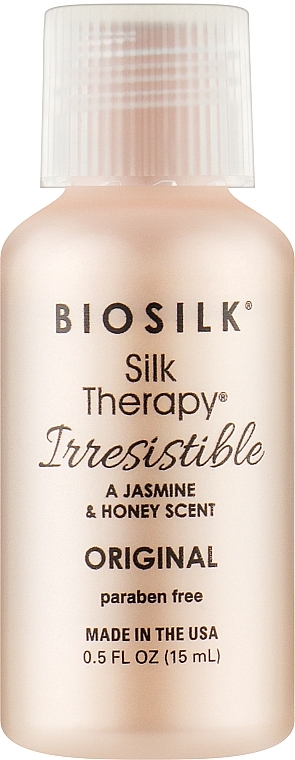 Serum-kuracja wzmacniająca i zapobiegająca wypadaniu włosów - Biosilk Silk Therapy Irresistible Original — Zdjęcie N1