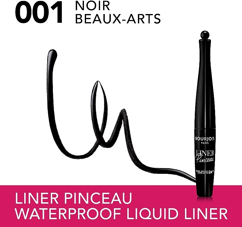 Wodoodporny eyeliner - Bourjois Liner Pinceau — Zdjęcie N3