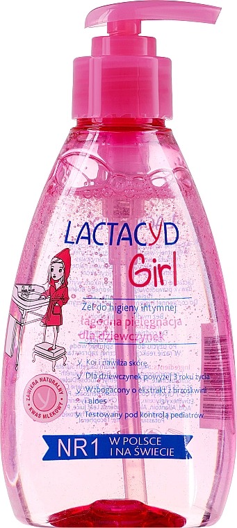 Żel do higieny intymnej dla dziewczynek - Lactacyd Girl Intimate Hygiene Gel (bez pudełka) — Zdjęcie N1