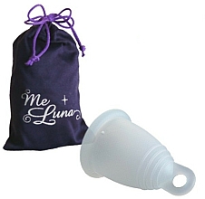 Kup Kubeczek menstruacyjny, rozmiar M, przezroczysty - MeLuna Sport Shorty Menstrual Cup Ring