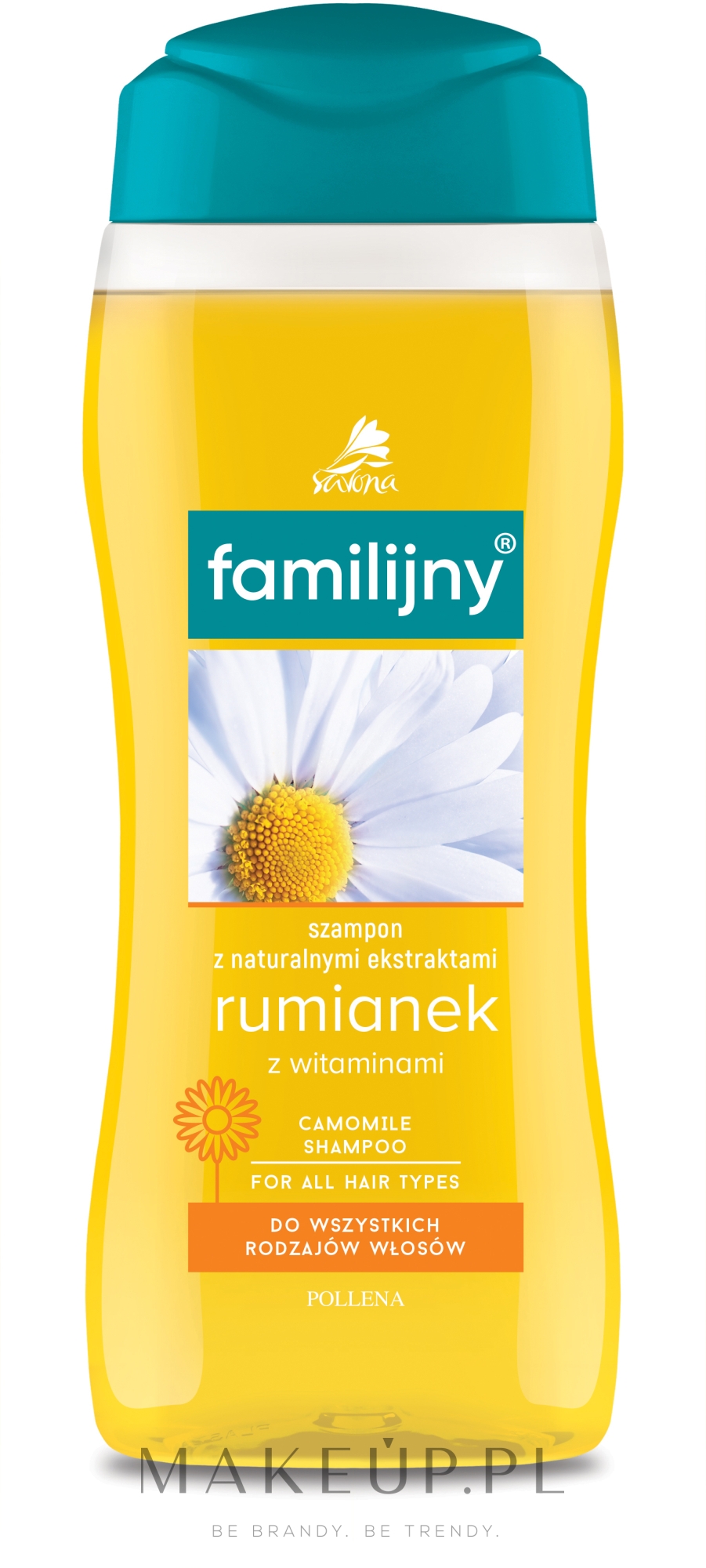 Familijny szampon rumiankowy z witaminami do włosów - Pollena Savona — Zdjęcie 300 ml