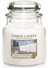 Kup Świeca zapachowa w słoiku - Yankee Candle Clean Cotton
