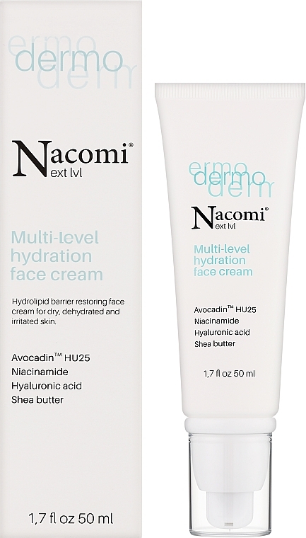 Nawilżający krem do twarzy - Nacomi Multi-level Hydration Face Cream — Zdjęcie N2