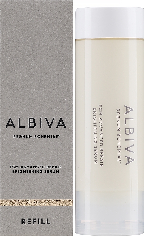 Silnie skoncentrowane serum do twarzy - Albiva Ecm Advanced Repair Brightening Serum (uzupełnienie) — Zdjęcie N2
