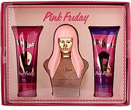 Nicki Minaj Pink Friday - Zestaw (edp/100ml + b/lot/100ml + sh/gel/100ml) — Zdjęcie N1