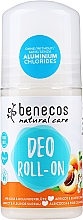 Kup Dezodorant w kulce Morela i czarny bez - Benecos Natural Care Apricot & Elderflower Deo Roll-On