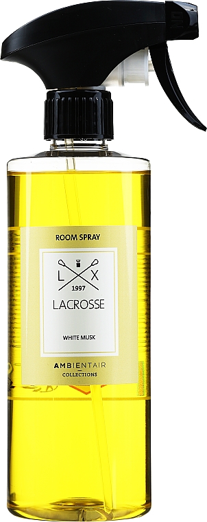 Zapach do wnętrz w sprayu - Ambientair Lacrosse White Musk Room Spray — Zdjęcie N1