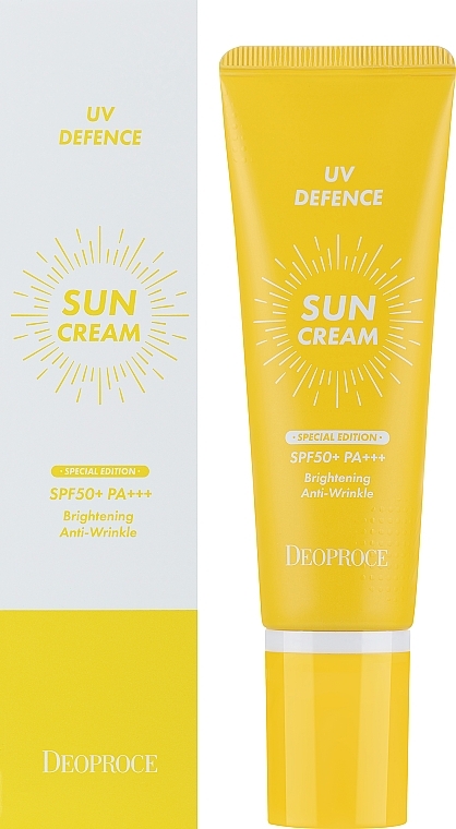 Krem przeciwsłoneczny do twarzy - Deoproce Uv Deffence Sun Cream Spf50+ Pa+++  — Zdjęcie N2