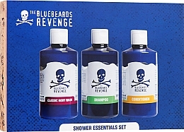 Zestaw - The Bluebeards Revenge Shower & Styling Set (shov/gel/300ml + shm/300ml + cond/300ml) — Zdjęcie N1