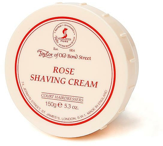 Krem do golenia dla mężczyzn Róża - Taylor of Old Bond Street Rose Shaving Cream Bowl — Zdjęcie N1