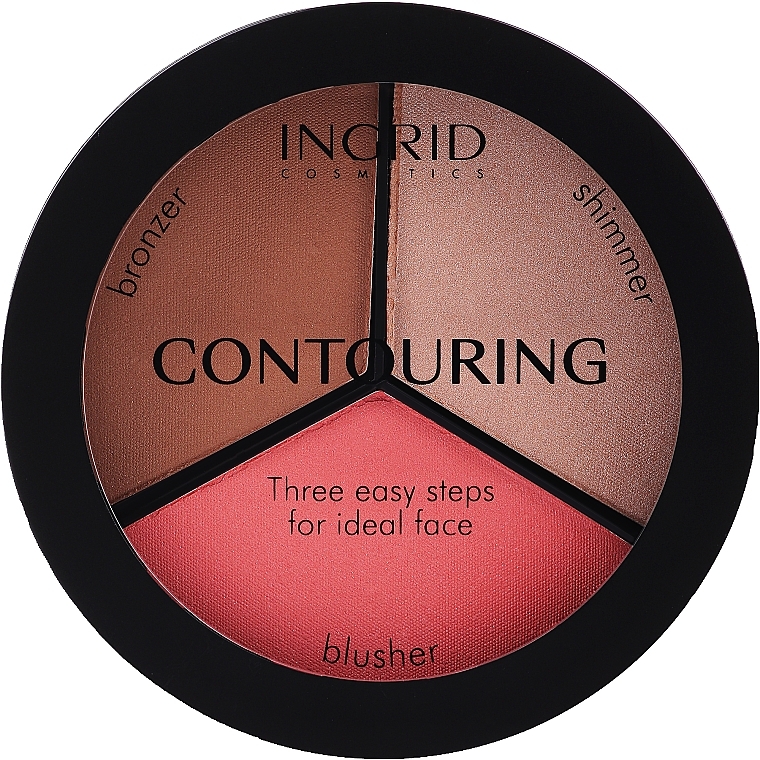 Paletka do konturowania twarzy - Ingrid Cosmetics Ideal Face Contouring — Zdjęcie N2