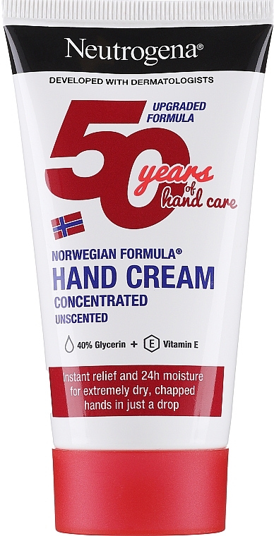 Skoncentrowany krem do rąk - Neutrogena Norwegian Formula Concentrated Unscented Hand Cream