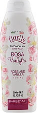 Żel pod prysznic róża i wanilia - Parisienne Italia Fiorile Body Wash Rose And Vanilla — Zdjęcie N1