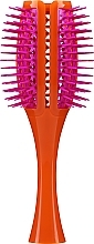 Szczotka do włosów Tulipan, pomarańczowo-fioletowa - Janeke Tulip Vented Brush Curvy — Zdjęcie N2