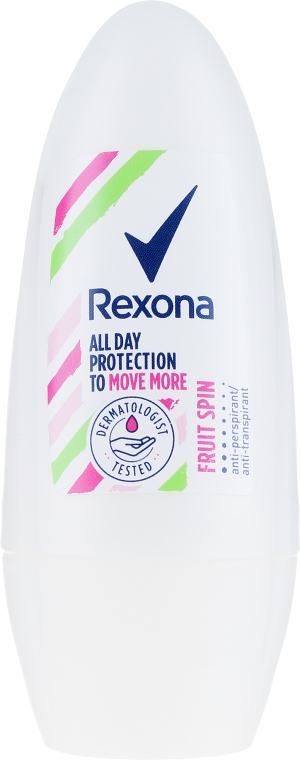 Antyperspirant w kulce - Rexona Fruit Spin Antiperspirant Deodorant Roll-On — Zdjęcie N1