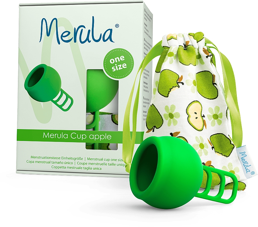 Kubeczek menstruacyjny, one size - Merula Cup Apple — Zdjęcie N1