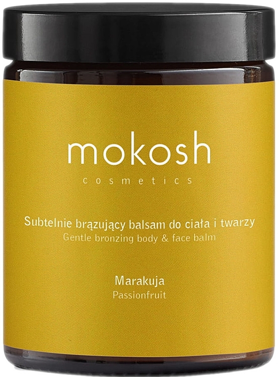 Balsam brązujący do ciała i twarzy Marakuja - Mokosh Cosmetics Gentle Bronzing Body&Face Balm — Zdjęcie N1