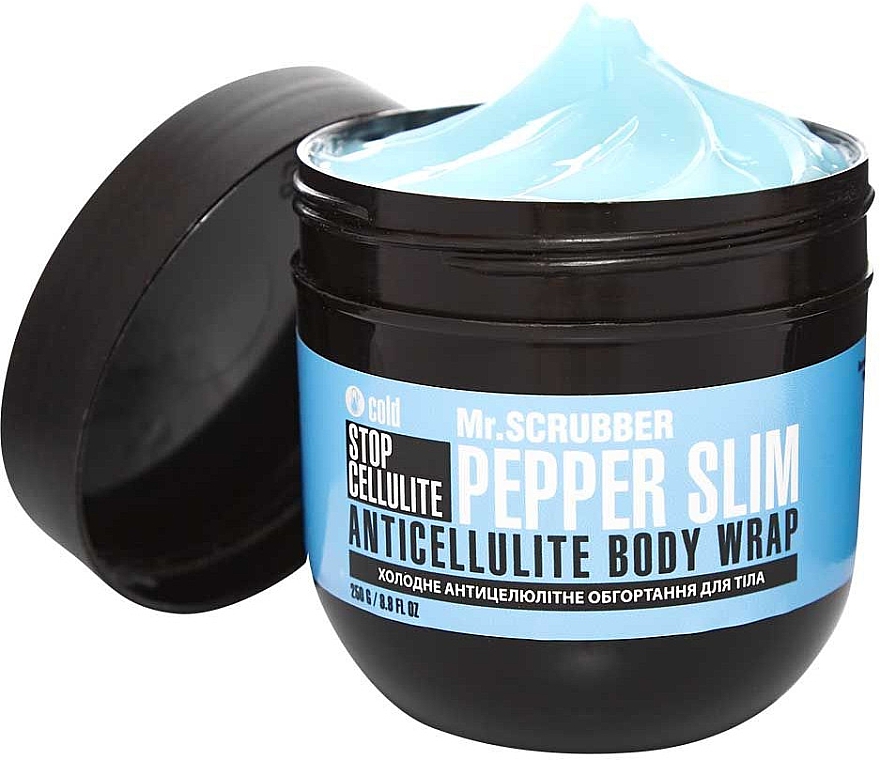 Chłodzący balsam antycellulitowy do body wrappingu - Mr.Scrubber Stop Cellulite Pepper Slim Anticellulite Body Wrap