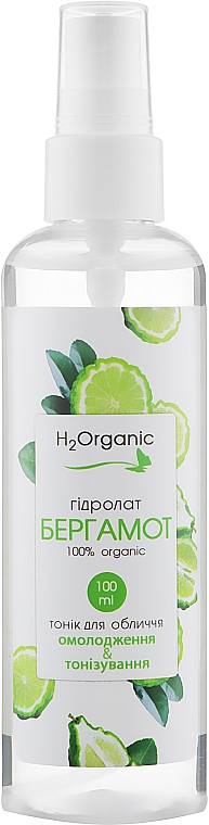 100% organiczny hydrolat z bergamotki - H2Organic — Zdjęcie N1