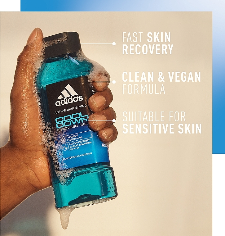 Żel pod prysznic - Adidas Active Skin & Mind Cool Down Shower Gel — Zdjęcie N4