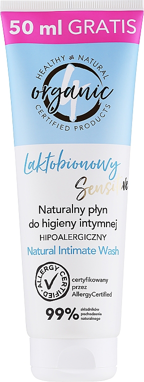 Naturalny płyn do higieny intymnej - 4Organic Natural intimate Wash — Zdjęcie N3