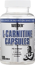 Kup Supplement diety wspomagające spalanie tkanki tłuszczowej L-karnityna - Weider L-Carnitine Capsules