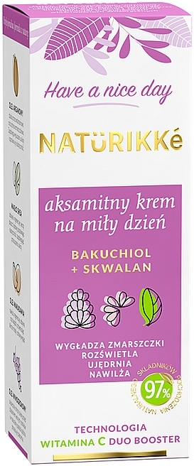 PREZENT! Aksamitny krem na miły dzień - Naturikke Bakuchiol Cream — Zdjęcie N1