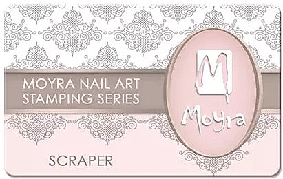 Skrobak do stemplowania - Moyra Nail Art Stamping Series Scraper — Zdjęcie N1