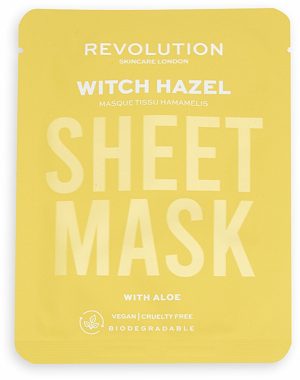 Zestaw do pielęgnacji twarzy - Revolution Skincare Blemish Prone Skin Biodegradable Sheet Mask (3 x f/mask) — Zdjęcie N3