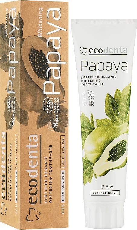 Wybielająca pasta do zębów z papają - Ecodenta Papaya — Zdjęcie N4