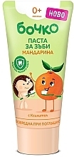 Pasta do zębów dla dzieci Mandarynka, 0+ - Bochko Baby Toothpaste With Mandarin Flavour — Zdjęcie N2