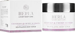 Kup Rewitalizujący peeling do ciała - Herla Luxury Body Care Cranberry & Cherry Blossom Revitalizing Body Scrub