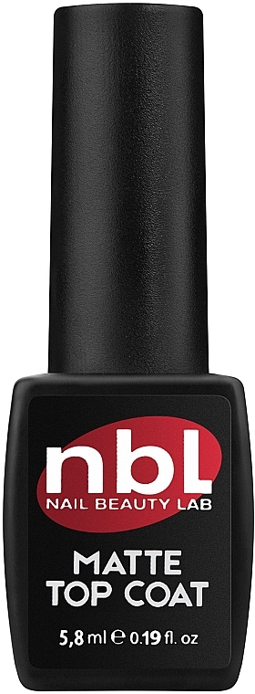 Matowy top do paznokci - Jerden NBL Nail Beauty Lab Rubber Top Coat — Zdjęcie N1