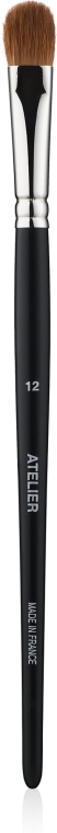 Pędzelek do cieni z włosia sobola - Make-Up Atelier Paris P12 Blending Brush — Zdjęcie N1