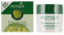 Kup Odmładzający przeciwzmarszczkowy balsam Bio Rano Nektar do ust - Biotique Bio Morning Nectar SPF 30 Lip Balm
