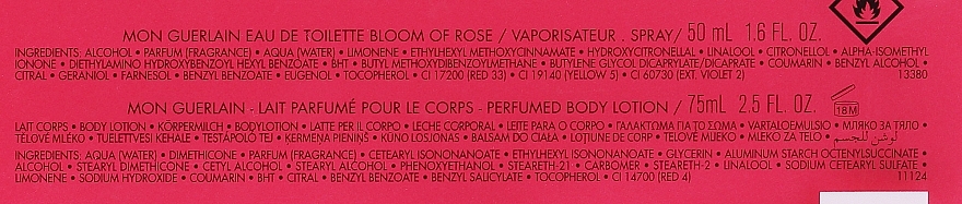 Guerlain Mon Guerlain Bloom of Rose - Zestaw (edt/50ml + b/lot/75ml + acs/1pcs) — Zdjęcie N3