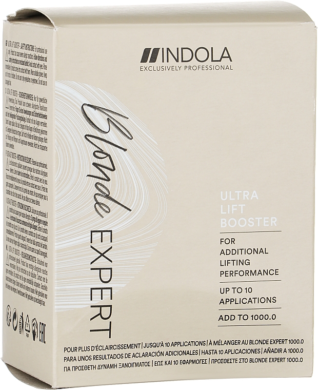Booster do włosów wzmacniający kolor - Indola Blonde Expert Ultra Cool Booster — Zdjęcie N1