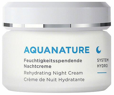 Nawilżający krem na noc - Annemarie Borlind Aquanature Rehydrating Night Cream  — Zdjęcie N1