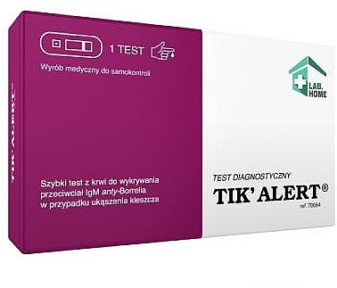 Test diagnostyczny na boreliozę - Lab.Home Tik' Alert — Zdjęcie N1