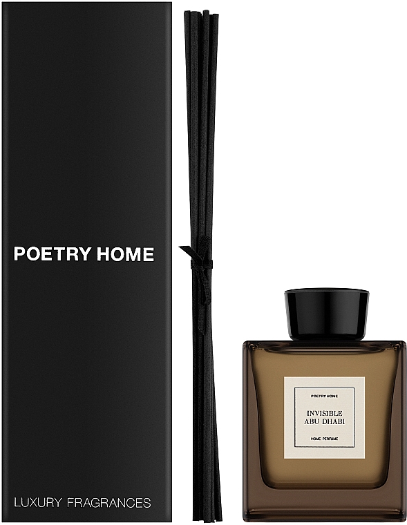 Poetry Home Invisible Abu Dhabi Black Square Collection - Perfumowany dyfuzor — Zdjęcie N2