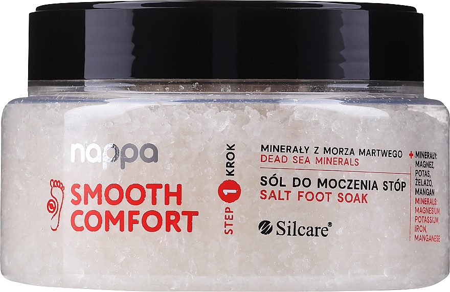Sól do moczenia stóp Minerały z Morza Martwego - Silcare Nappa Smooth Comfort Salt Foot Soak — фото N1