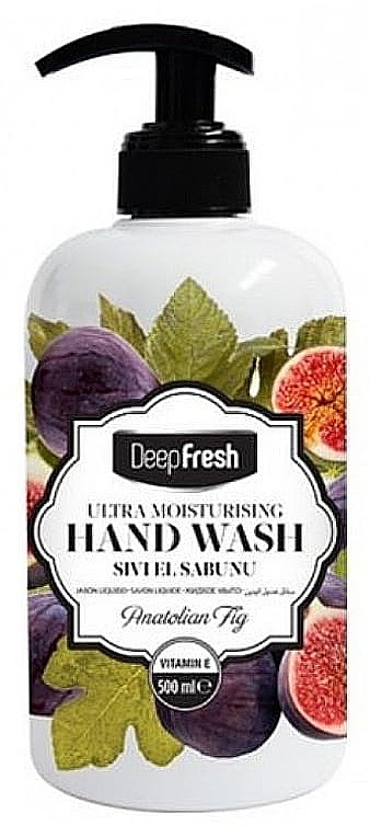 Nawilżające mydło w płynie do rąk Figa anatolijska - Aksan Deep Fresh Anatolian Fig Ultra Moisturising Hand Wash — Zdjęcie N1