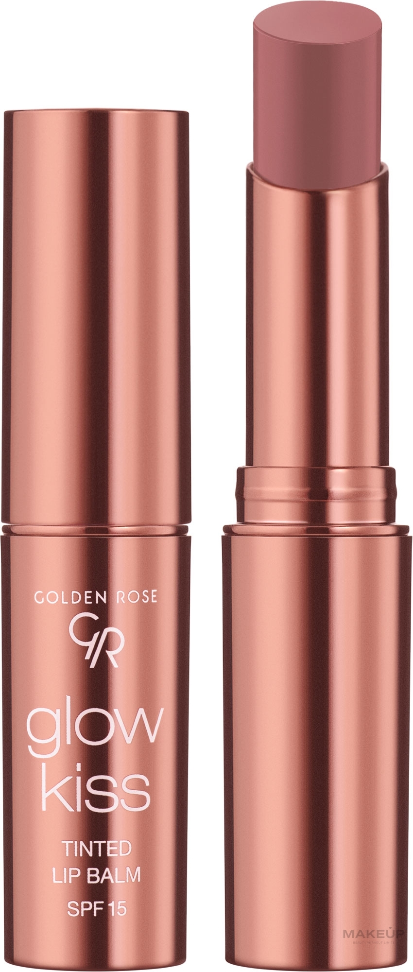 Koloryzujący balsam do ust SPF 15 - Golden Rose Glow Kiss Tinted Lip Balm — Zdjęcie 01 - Vanilla