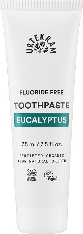 Organiczna eukaliptusowa pasta do zębów - Urtekram Eucalyptus Toothpaste — Zdjęcie N1