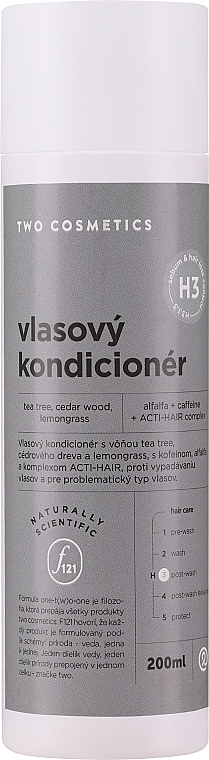 Odżywka do włosów z drzewa herbacianego, cedrowego i trawy cytrynowej - Two Cosmetics Hair Conditioner — Zdjęcie N1