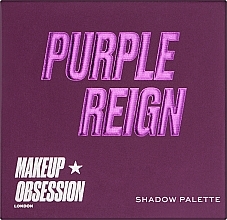 Paleta cieni do powiek - Makeup Obsession Purple Reign Eyeshadow Palette — Zdjęcie N2