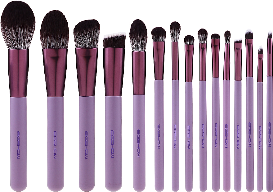 Zestaw pędzli do makijażu - Eigshow Beauty Smoke Purple Brush Kit — Zdjęcie N1