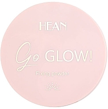 Puder utrwalający do twarzy - Hean Go Glow! Fixing Powder — Zdjęcie N2
