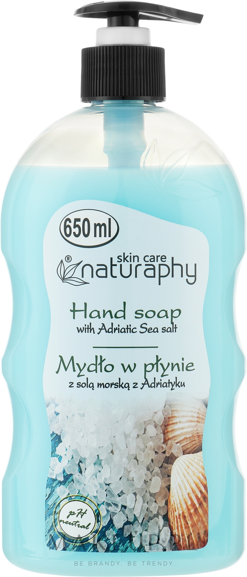 Mydło w płynie do rąk z solą morską - Naturaphy Hand Soap — Zdjęcie 650 ml